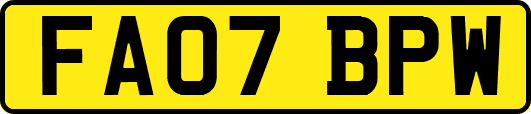 FA07BPW