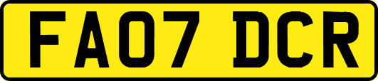 FA07DCR