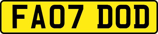 FA07DOD