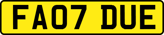 FA07DUE