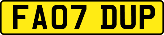 FA07DUP