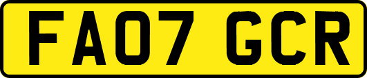 FA07GCR