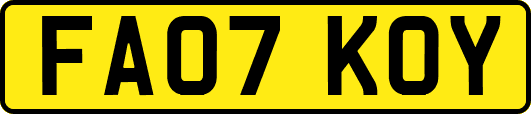 FA07KOY