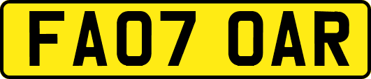 FA07OAR