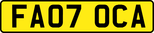 FA07OCA