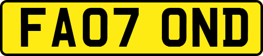 FA07OND