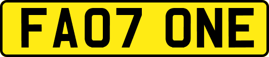 FA07ONE