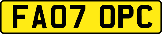 FA07OPC
