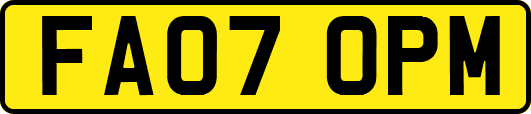FA07OPM
