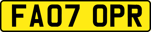 FA07OPR