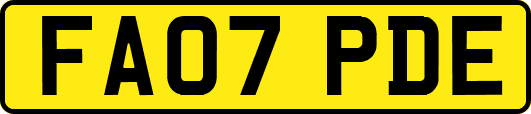 FA07PDE