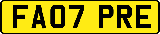 FA07PRE