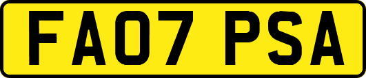 FA07PSA