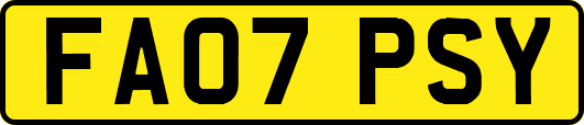 FA07PSY