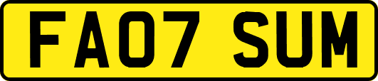 FA07SUM