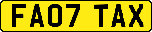 FA07TAX