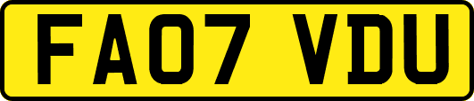 FA07VDU