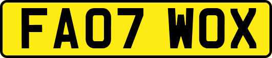 FA07WOX