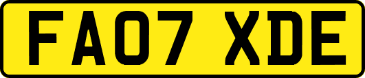 FA07XDE