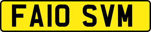 FA10SVM