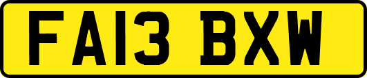FA13BXW