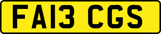 FA13CGS