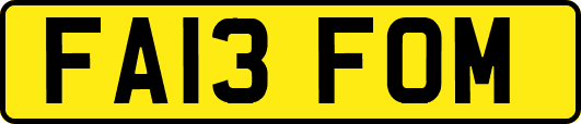 FA13FOM