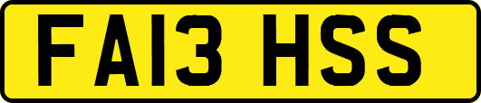 FA13HSS