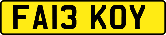 FA13KOY