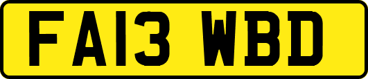 FA13WBD