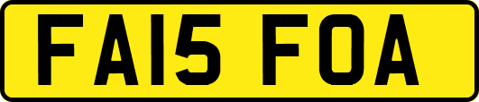 FA15FOA