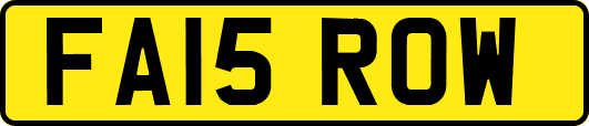 FA15ROW