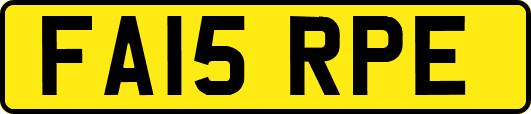 FA15RPE