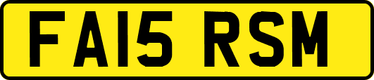 FA15RSM
