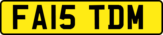 FA15TDM
