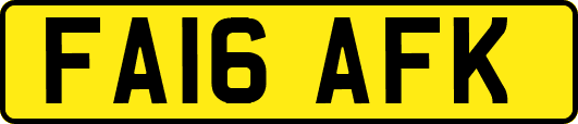 FA16AFK