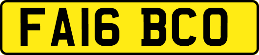FA16BCO