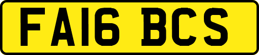 FA16BCS