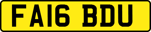 FA16BDU