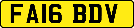 FA16BDV