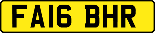 FA16BHR
