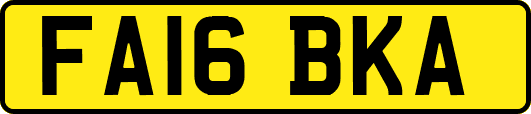 FA16BKA