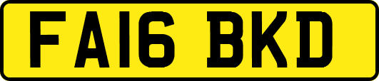 FA16BKD