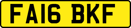FA16BKF
