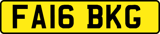 FA16BKG
