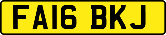 FA16BKJ