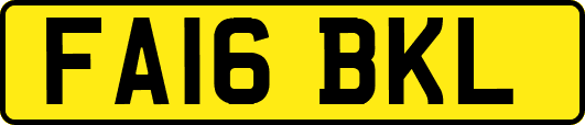 FA16BKL