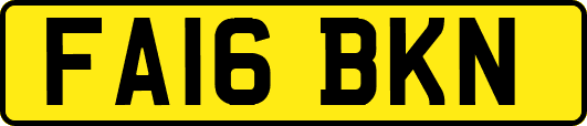 FA16BKN