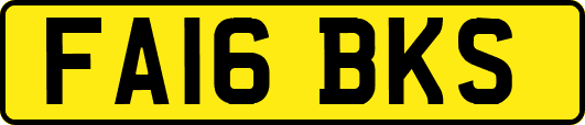 FA16BKS