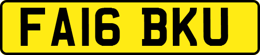 FA16BKU